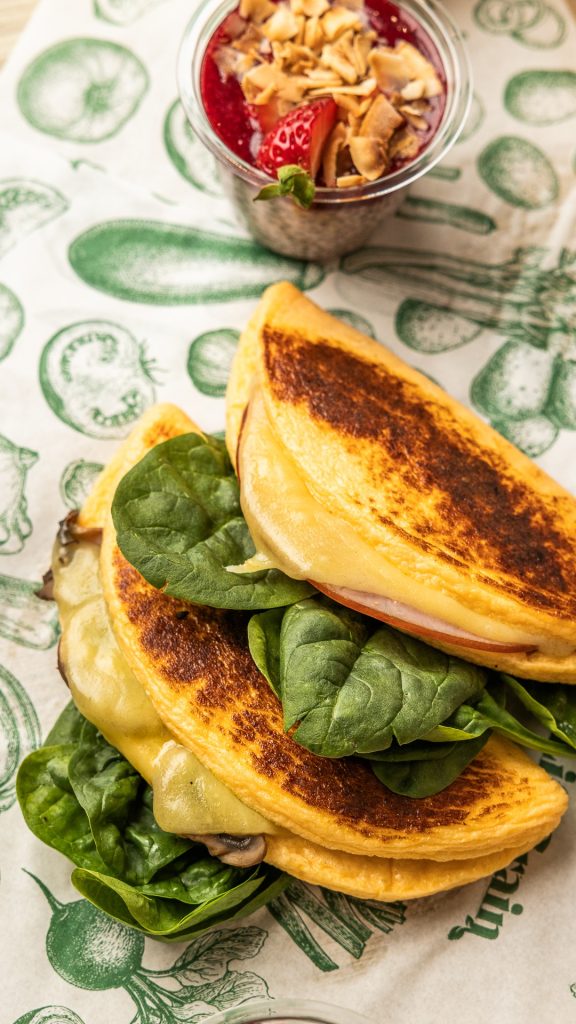 LifeGrain Ham and Cheese Omelette