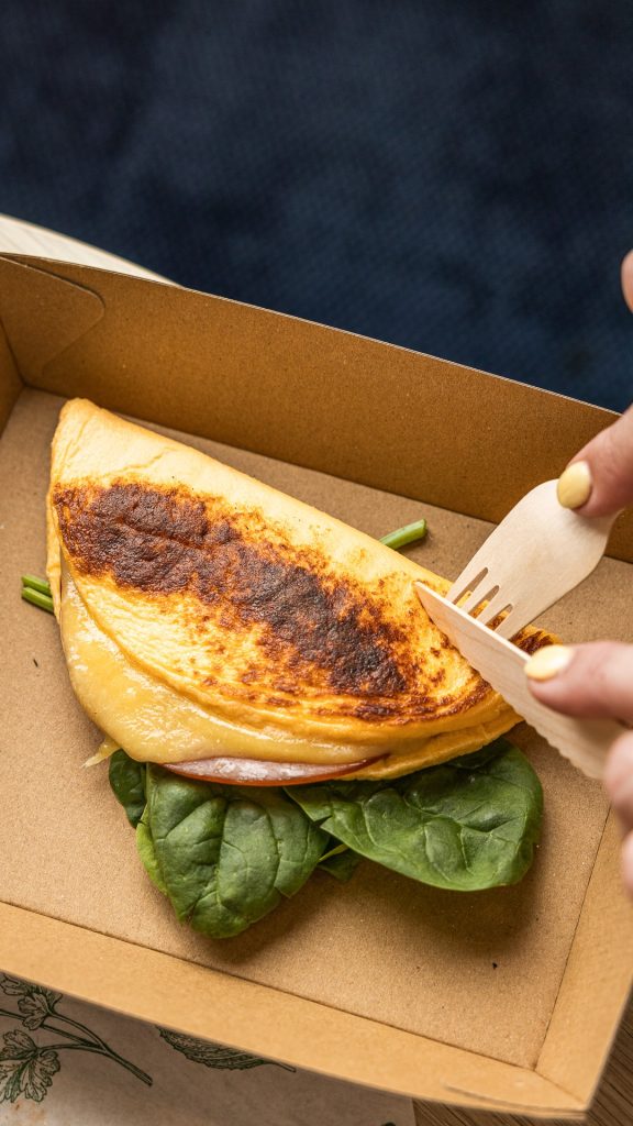 Ham and Cheese Omelette LifeGrain
