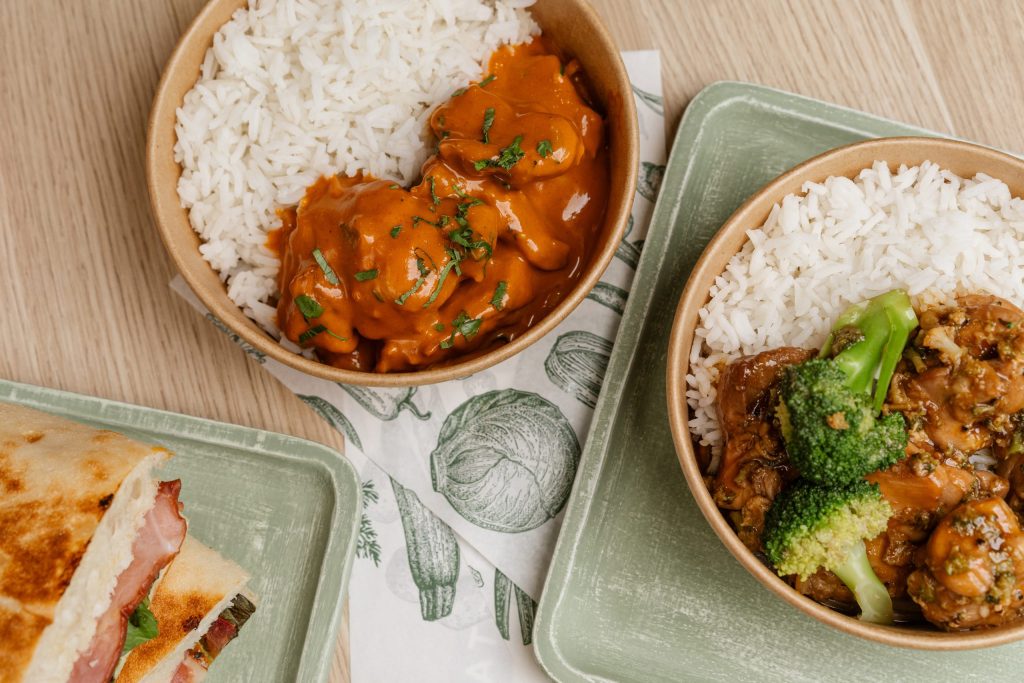 LifeGrain Moroccan Beef and Rice and another curry of the day